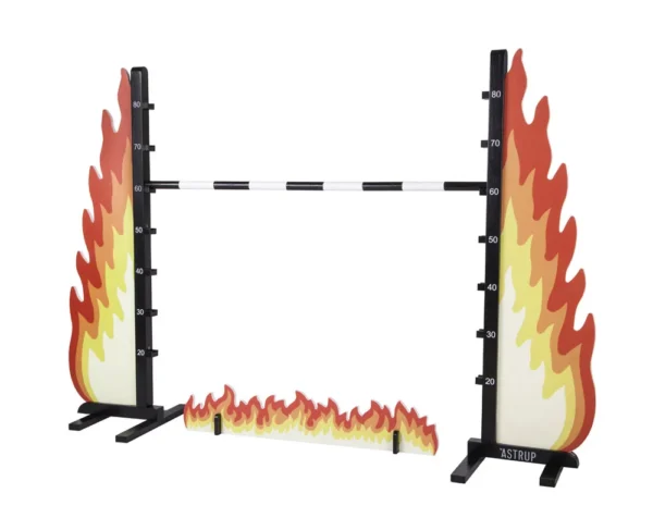 Hindernis Vuur voor stokpaarden