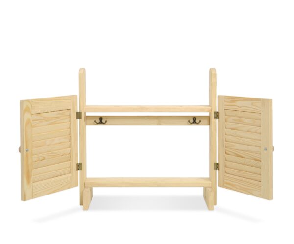 Houten stal met deuren voor hobbypaarden